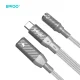BWOO BZ67 2-in-1 USB-C to 3.5mm and USB-C PD 65W Adapter Grey