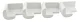 Foam Corner Protectors for Baby Safety, 4 Pack, White