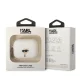 Karl Lagerfeld 3D Silicone NFT Karl Case for AirPods Pro 2, White