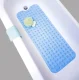 Ruhhy 23646 Anti-Slip Bath Mat, 100 x 40 cm, Blue