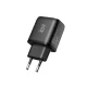 Tech-Protect NCA45W-GAN 45W 2-Port Wall Charger with USB-C Cable, Black