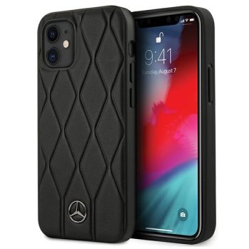 Mercedes MEHCP12SMULBK iPhone 12 mini 5,4" black hardcase Wave Line