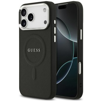 Guess Classic Logo MagSafe Phone Case Cover iPhone 17 Pro Max - Black