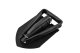 Folding Camping Shovel 3-in-1 Multitool with Pickaxe and Saw, Black