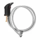 Gabbiano 138569 Hairdressing Washbasin Mixer Tap, Black