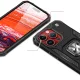 Wozinsky Ring Armor Case for iPhone 15 Pro Max with Ring Holder and Kickstand, Gold