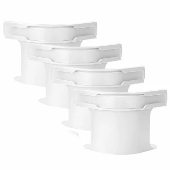 Bed Sheet Fasteners Corner Gripper Straps 4 Pack, White