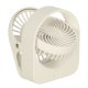 Wireless Clip On Desk Fan USB Rechargeable 3 Speeds 11.5 cm, White