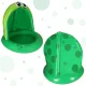 Inflatable Kids Pool with Canopy Frog, 95 cm