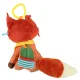 Sensory Fox Stroller Toy with Teethers