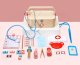 Wooden Play Little Doctor Set with Stethoscope