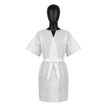 ACTIVESHOP Disposable Bathrobe Short Sleeve 10 pcs