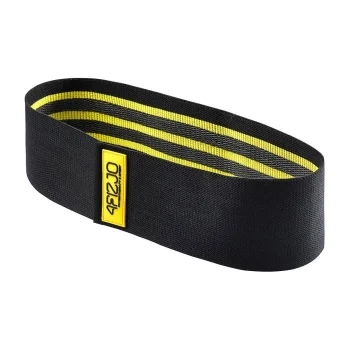 4Fizjo 126 Hip Band Fabric Resistance Band, 10-15 kg, Black/Yellow