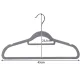 Clothes Hangers, 20 pcs, Grey, Ruhhy