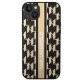 Karl Lagerfeld Monogram Stripe futrālis iPhone 14 Plus - Brūns
