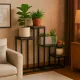 ModernHome 4-Tier Plant Stand, Industrial Style