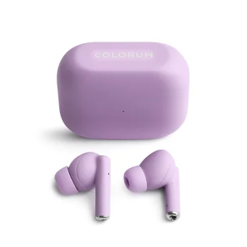 Colorum CTWS-09 Wireless TWS Earbuds, Purple