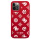 Guess iPhone 12 Pro Max vāciņš Peony Collection sarkans