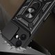 Hybrid Armor Camshield Case for iPhone 17 with Stand and Camera Cover, Black