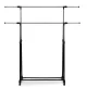 Massido 686400 freestanding clothes rack, black-silver