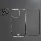 SBS D3O Protection Set for iPhone 16 Pro - Case and Protective Glasses, Clear