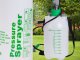 Hand pressure garden sprayer 5L with shoulder strap, green-white