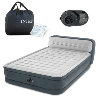 Intex 64448ND Double Airbed with Built-in Pump 236x152x46 cm