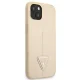 Guess Saffiano Triangle Logo Case for iPhone 13 mini, Beige