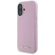 Karl Lagerfeld Saffiano MagSafe Case for iPhone 16 - Pink