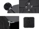 Modular Shoe Cabinet, 5 Tiers, Black