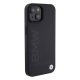 Чехол BMW для iPhone 15 Leather Hot Stamp MagSafe, черный