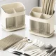 Cutlery Drainer and Kitchen Organizer, Beige