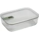 Mepal EasyClip Glass Food Storage Container Set 3-Piece, Nordic Sage