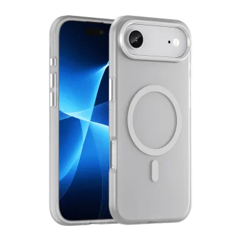 Magnetic Abrasive iPhone 17 Air Case with MagSafe, Matte White