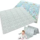 Educational Kids Folding Foam Mat 200x180x1cm Nukido NK-340, Ocean