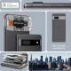 Google Pixel 7a Spigen Optik.Tr CAmera Protector 2-Pack with Frame, Black
