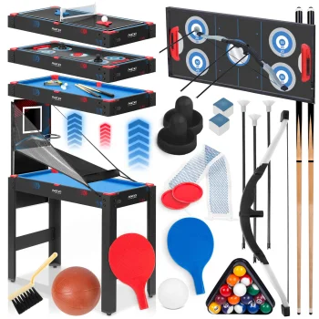Neo-Sport NS-810 5-in-1 Game Table (Billiards, Tennis, Air Hockey, Archery, Basketball)