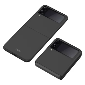 Samsung Galaxy Z Flip 3 5G Matt Hard Color Case Cover, Black