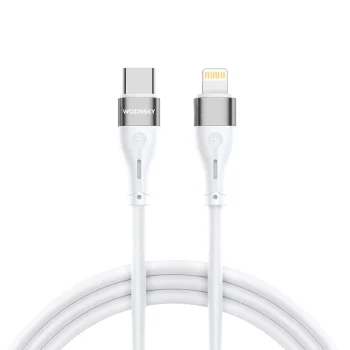 Wozinsky WSTCL1 Lightning / USB-C Cable, 27W, 1m, White