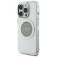 Guess iPhone 16 Pro Max Case IML Metal Colored Circle MagSafe, Gray