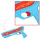 Kids Toy Automatic Gun Airplane Glider Launcher, Blue