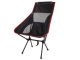 Folding Chair for Tourism, Camping or Fishing, Black/Red