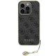 Guess iPhone 15 Pro Case 4G Big Metal Logo, Grey