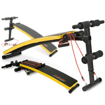 Regulējams slīpais vingrošanas sols ar espanderiem Neo-Sport NS-08G