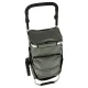 Shopping Trolley Bag on Wheels with Reflectors, 100cm, Grey