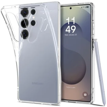 Spigen Liquid Crystal Case for Samsung Galaxy S25 Ultra, Transparent