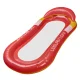 Inflatable Water Hammock Lounge with Mesh, 150x70 cm, Red