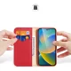 Dux Ducis Hivo Leather Flip Cover Genuine Leather Wallet Cards and Documents iPhone 14 Pro Max Red