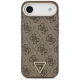 Guess 4G Triangle Logo MagSafe Case for iPhone Air, Brown