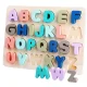 Pastel Alphabet and Shapes Puzzle